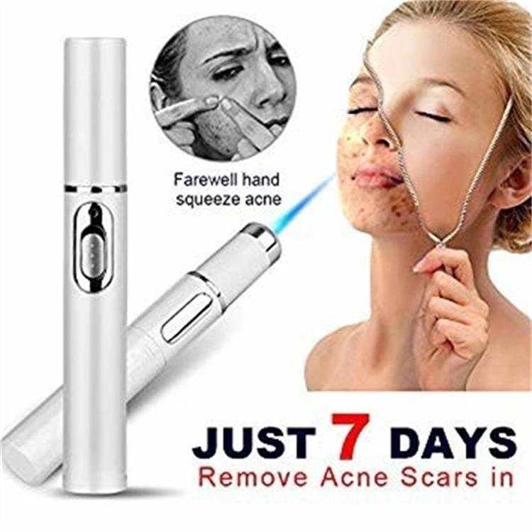Blue Light Therapy Laser Pen for acne and scar reduction.