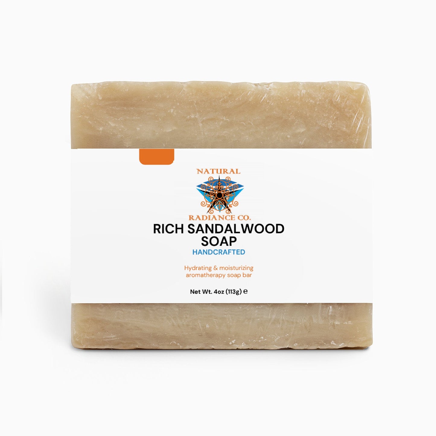 Rich Sandalwood Soap - Luxurious, moisturizing, and soothing for all skin types.