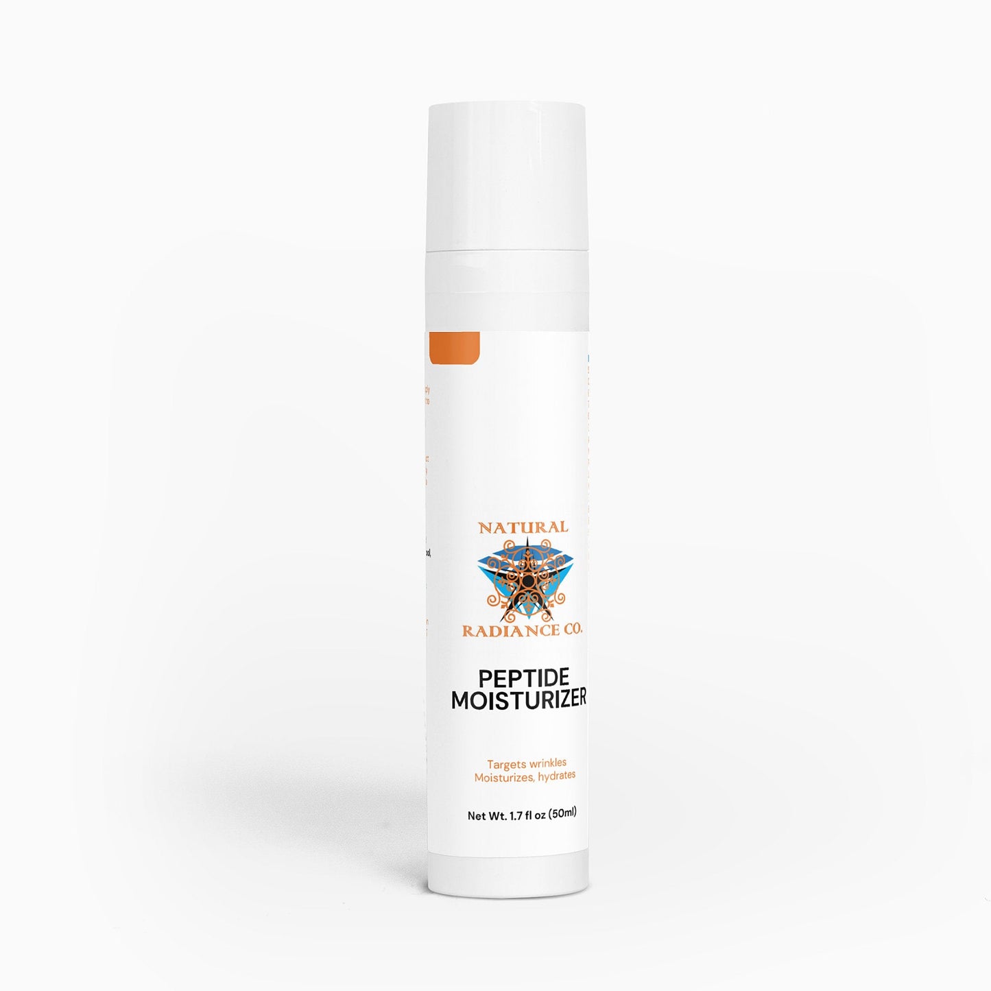 Peptide Moisturizer with antioxidant-rich cranberry extract in a 1.7 fl oz bottle for deep hydration and anti-aging benefits.