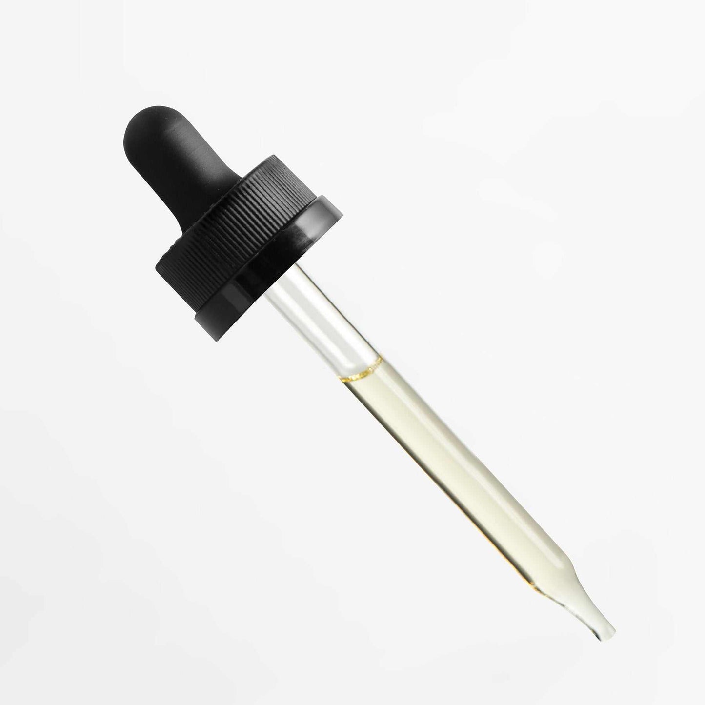 Dropper applicator of Botanical Hair Growth Serum with natural ingredients for scalp health.