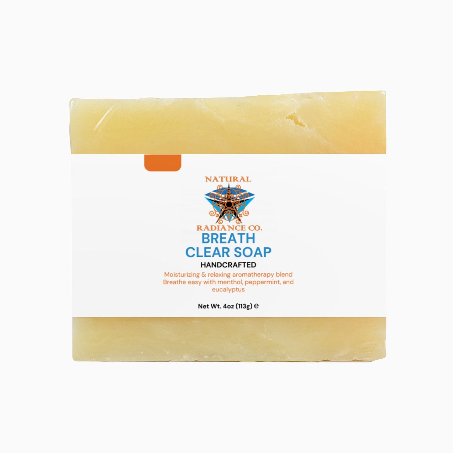 Breathe Clear Soap bar with natural oils and aromatherapy scent, 4 oz.