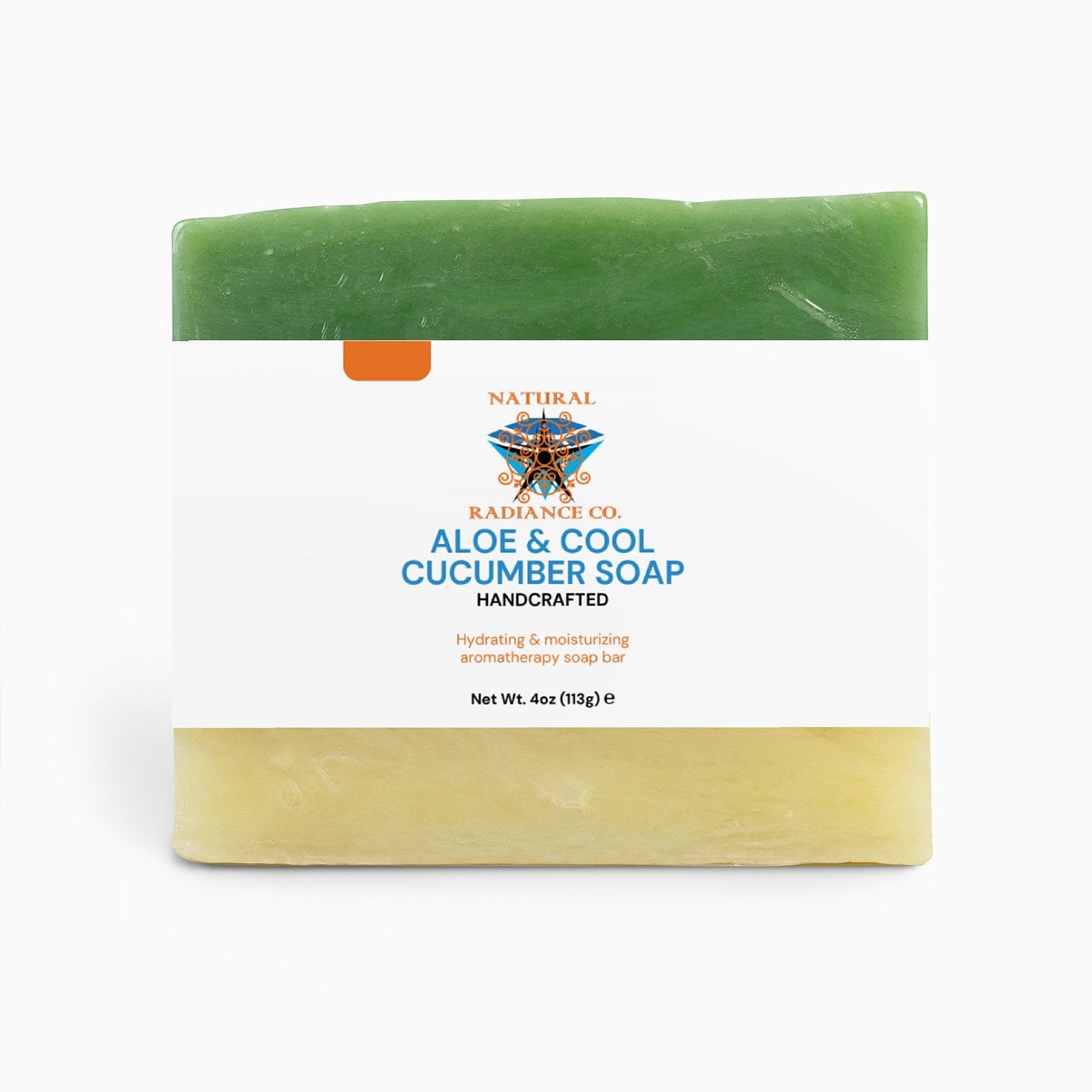 Aloe & Cool Cucumber Soap with hydrating aloe vera and refreshing cucumber essence.