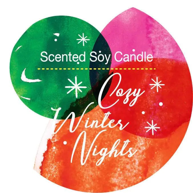 Christmas gift box for pampering under the tree; includes scented candle, grapefruit body products, cozy socks, and more.