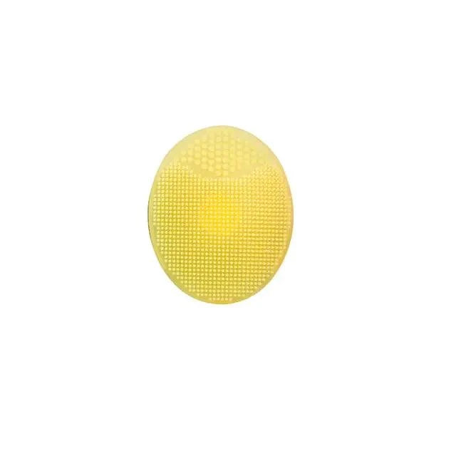 Silicone facial exfoliating cleansing brush with soft, flexible bristles for deep cleaning and radiant skin.