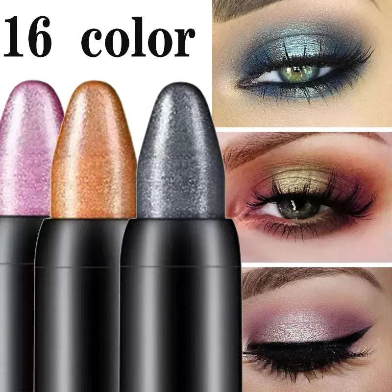 Eye Shadow Pen with 16 vibrant colors for easy application and long-lasting wear.