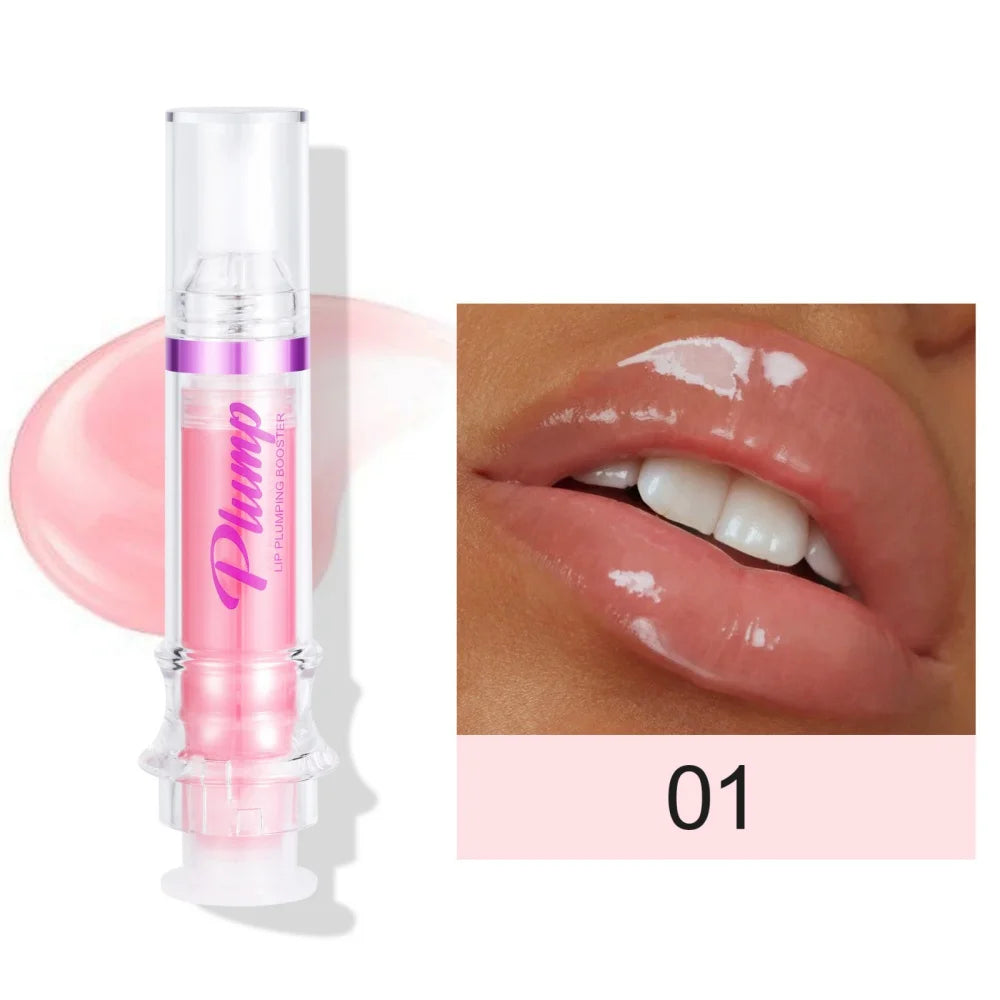 6 Colors Infused Chili Extract Liquid Lipstick, plumping and hydrating formula.