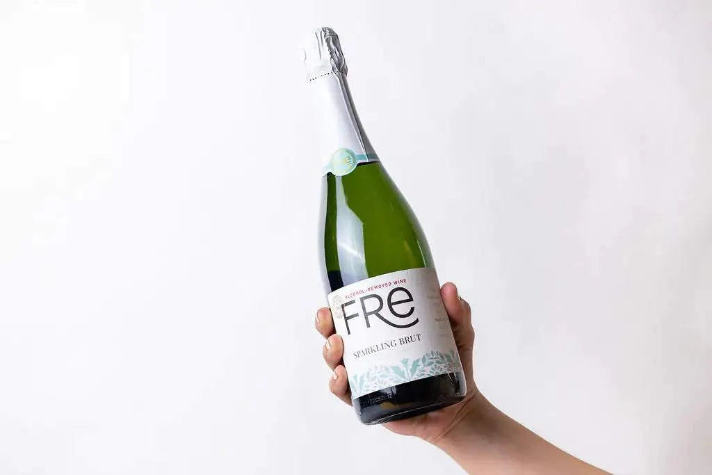 Celebration gift basket wine bottle in hand, perfect for congratulations.
