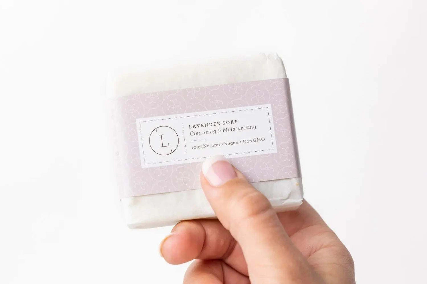 Lavender soap bar from the Breast Cancer Awareness Gift Box.