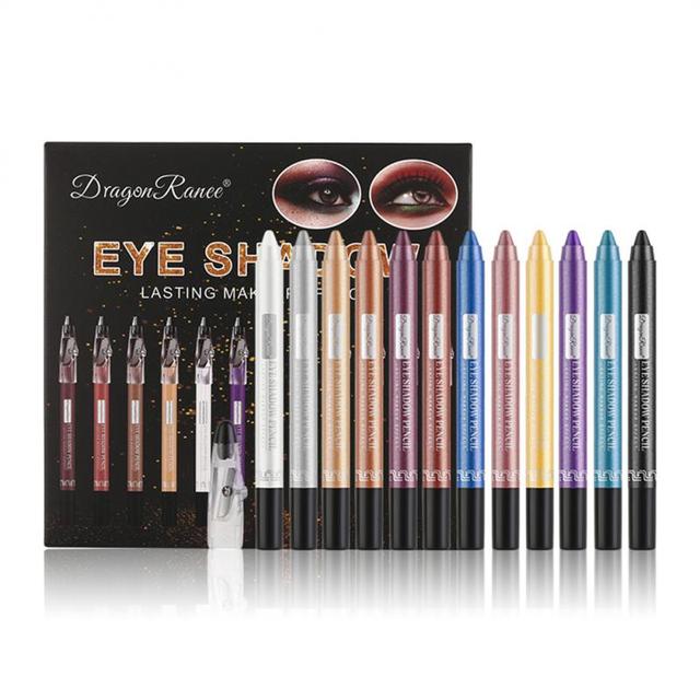 Dragon Ranee 12 Colors Eyeshadow Pencil Set