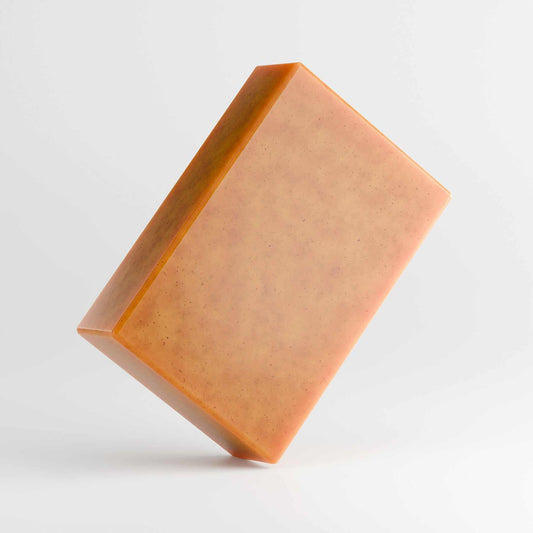 Kojic Acid & Turmeric Soap with nourishing coconut and mango butter for radiant skin.
