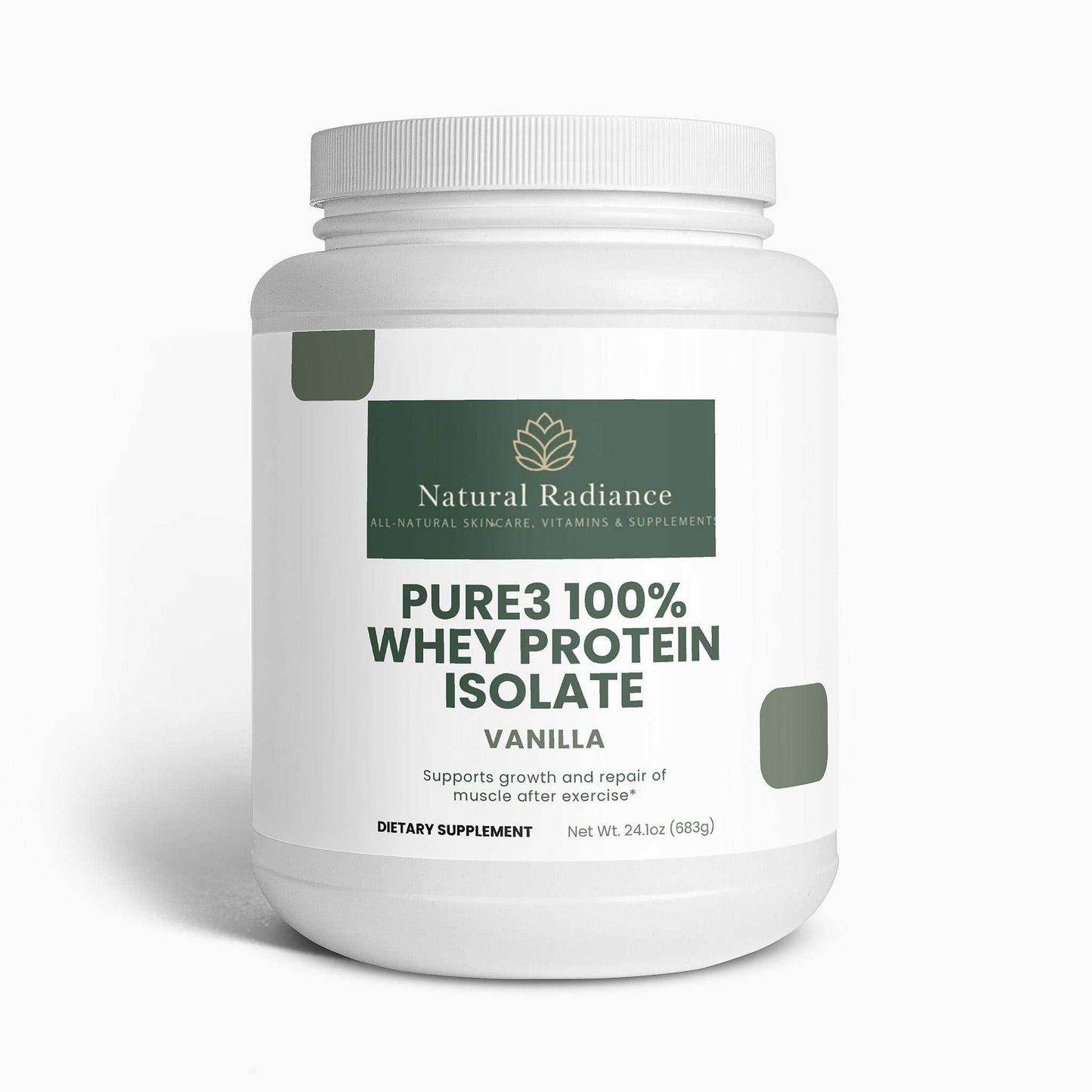 Pure3 100% Whey Protein Isolate (Vanilla)