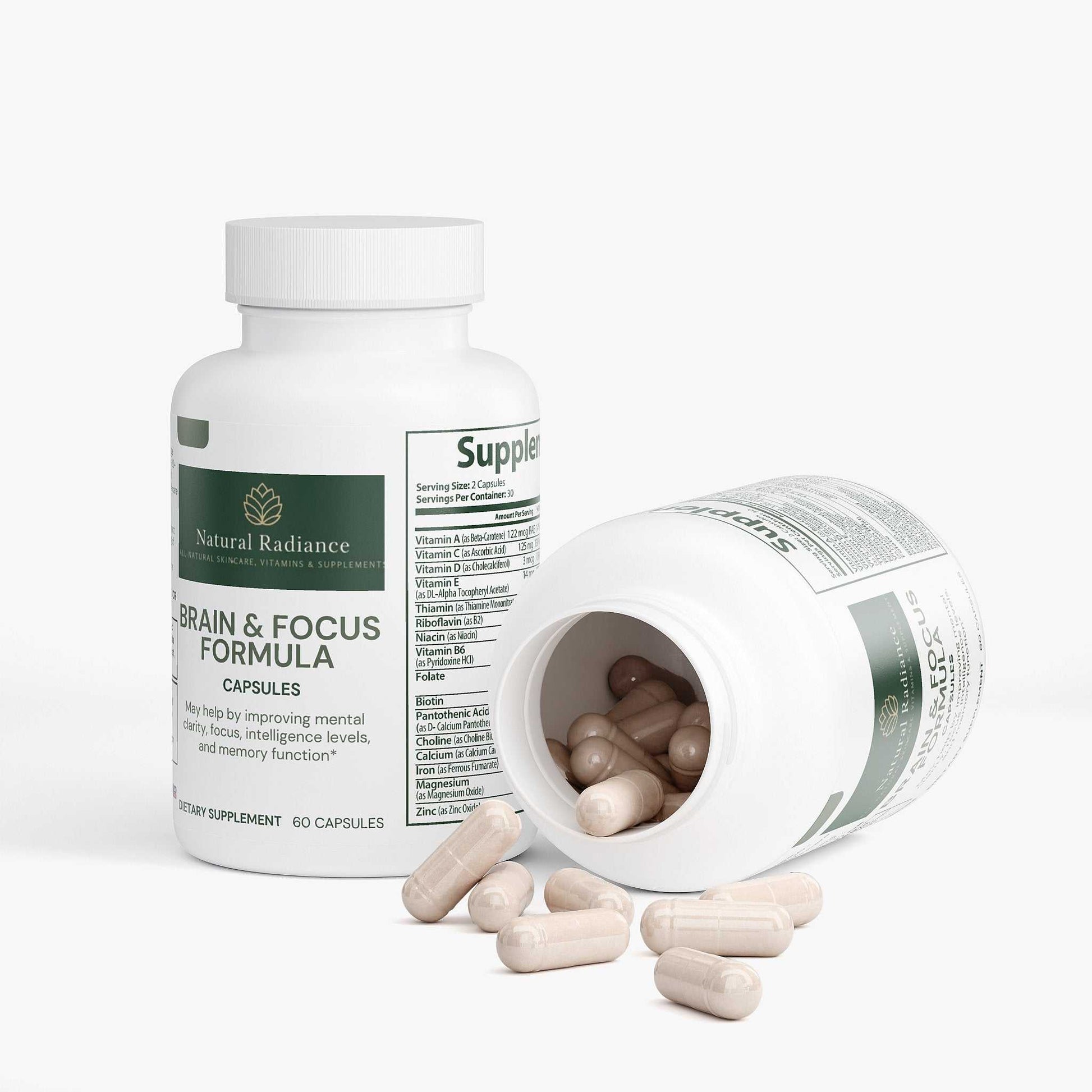 Brain & Focus Formula supplement 