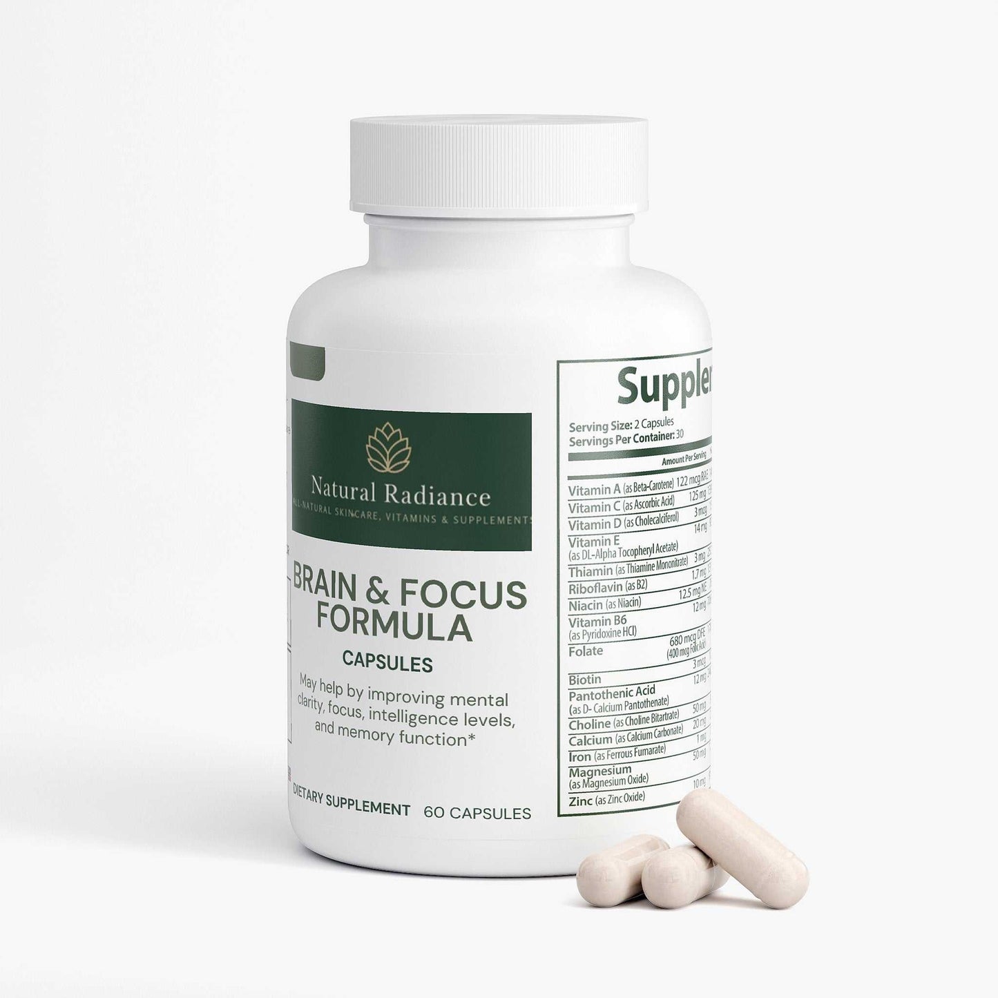 Brain & Focus Formula supplement 