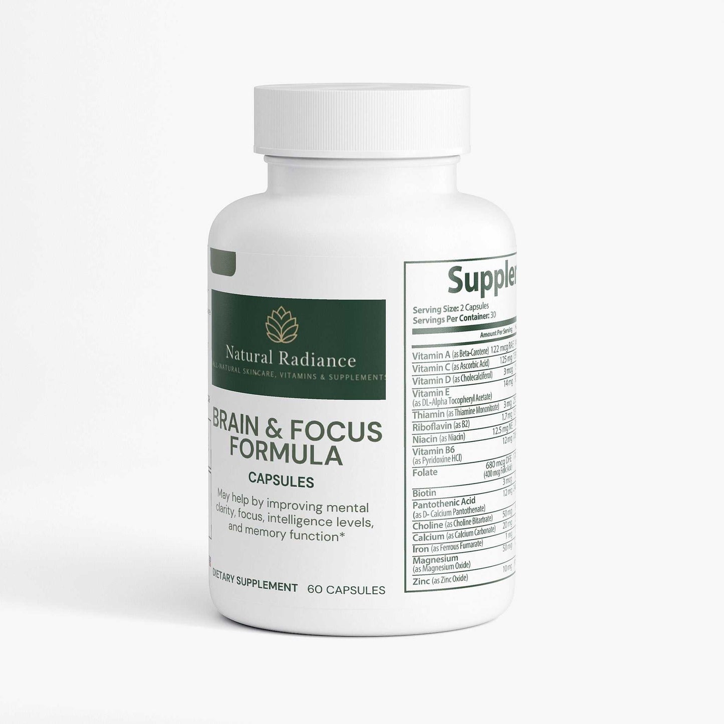 Brain & Focus Formula supplement 
