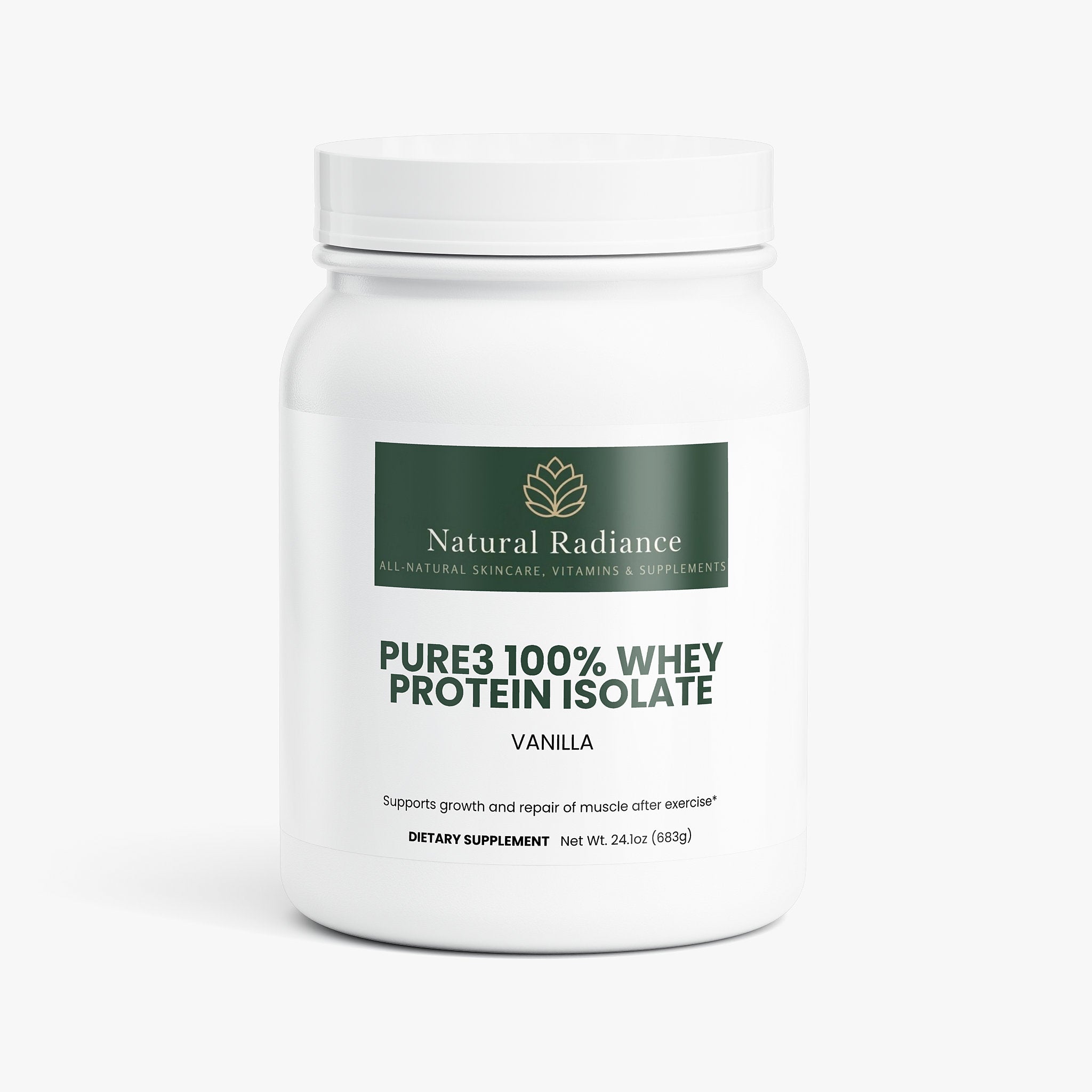 Pure3 100% Whey Protein Isolate (Vanilla)