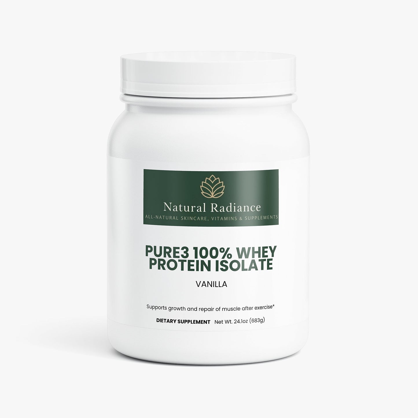 Pure3 100% Whey Protein Isolate (Vanilla)