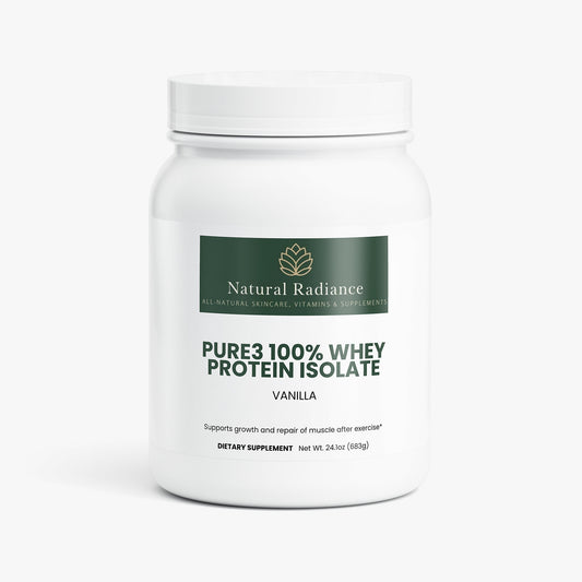 Natural Radiance Pure3 100% Whey Protein Isolate (Vanilla) product