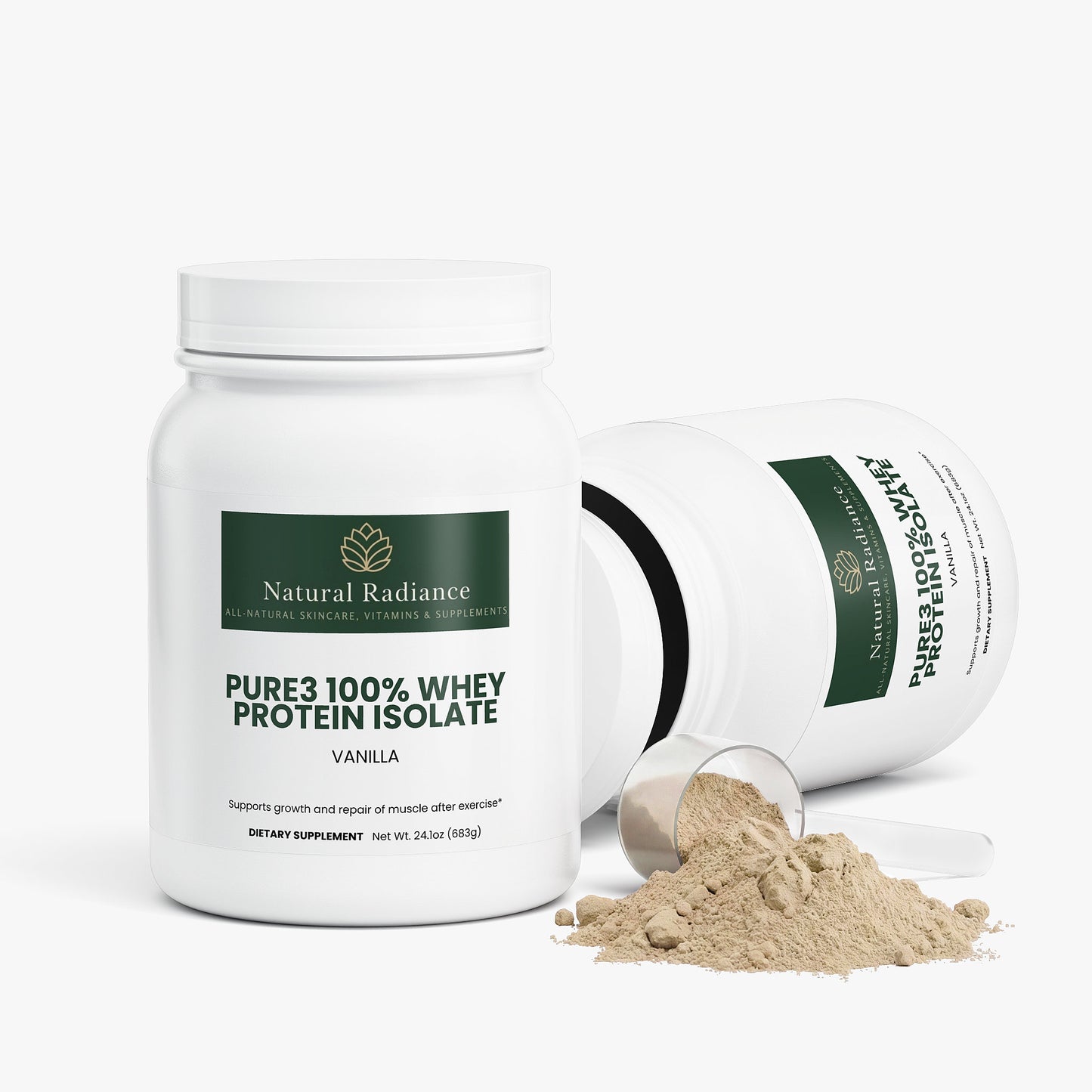 Pure3 100% Whey Protein Isolate (Vanilla)