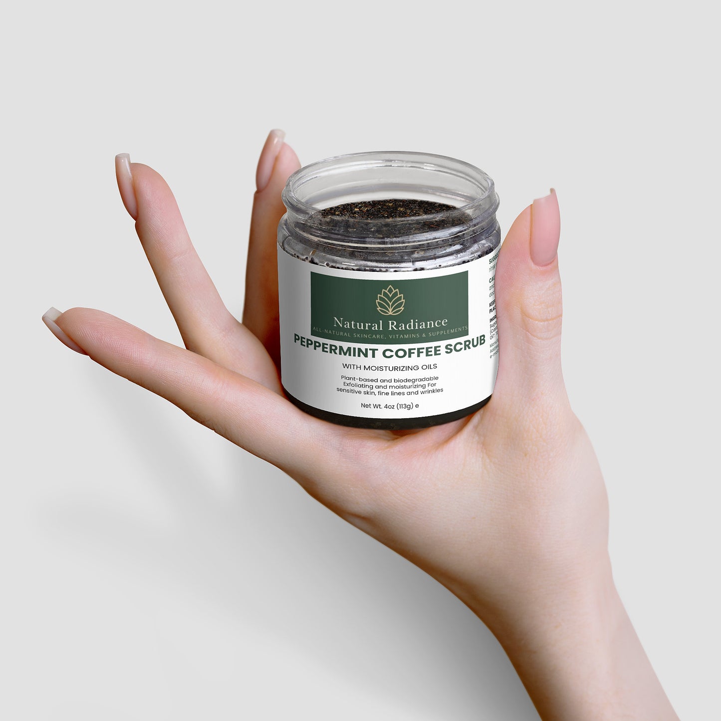 Peppermint Coffee Scrub