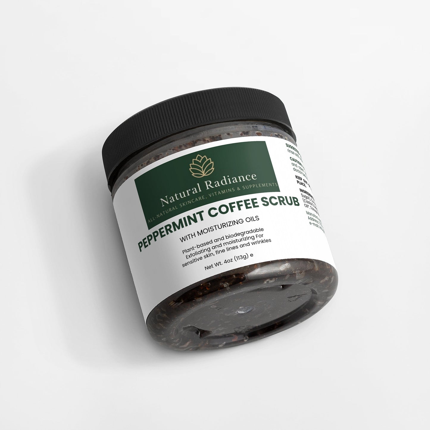 Peppermint Coffee Scrub