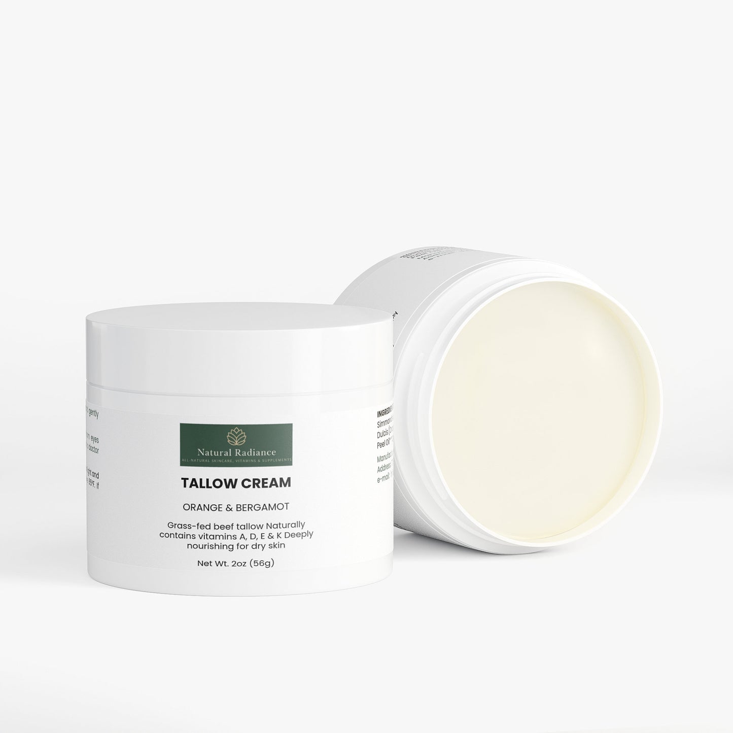 Tallow Cream Orange & Bergamot