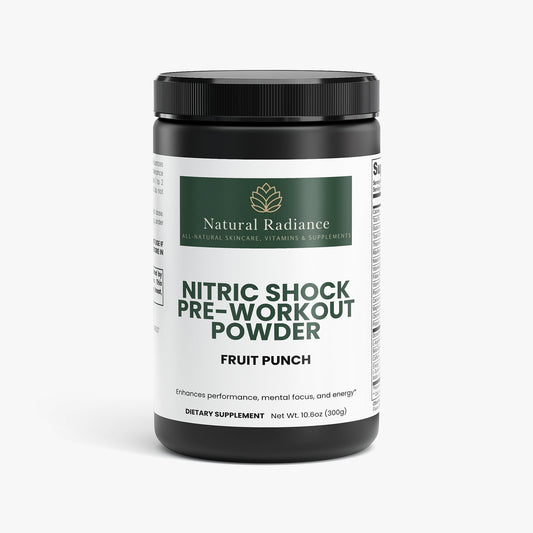 Natural Radiance Nitric Shock Pre-Workout Powder (Fruit Punch) product