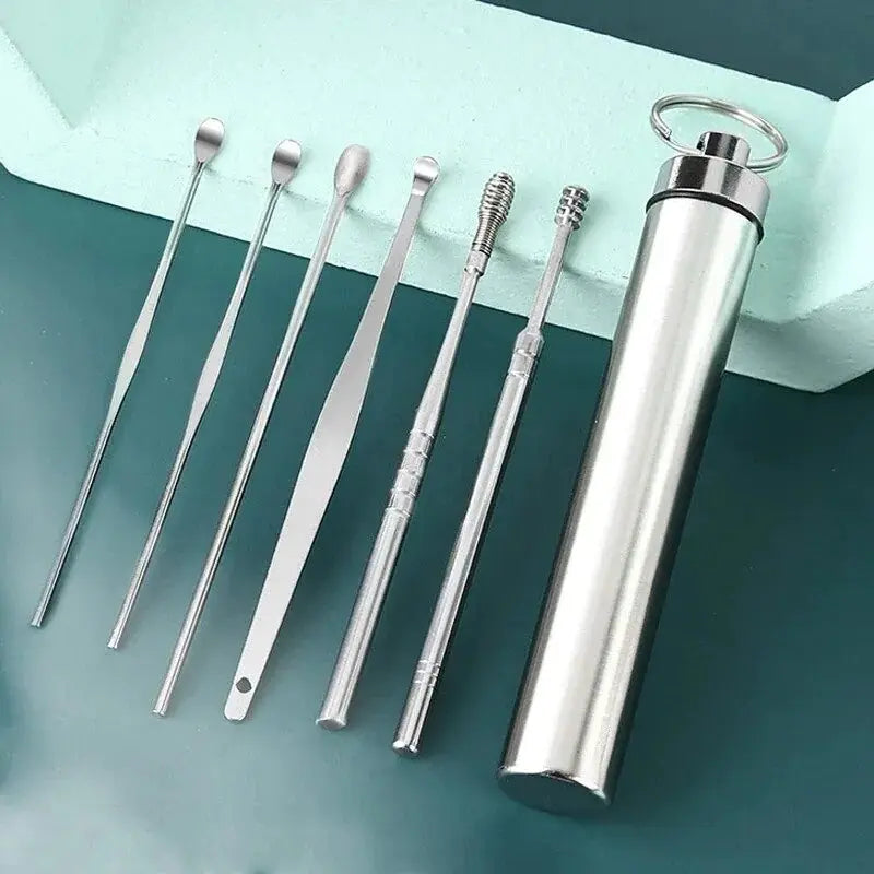 6pcs set Stainless Steel Ear Picking