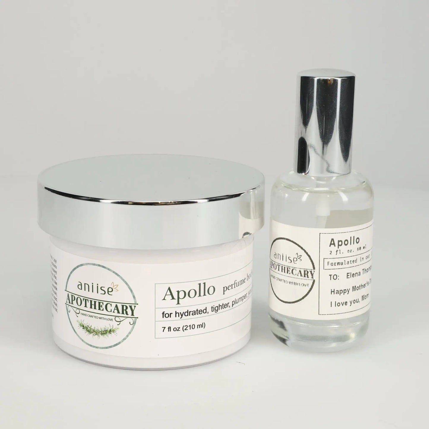 Apothecary Fragrance Oil - Perfume Body Cream Set