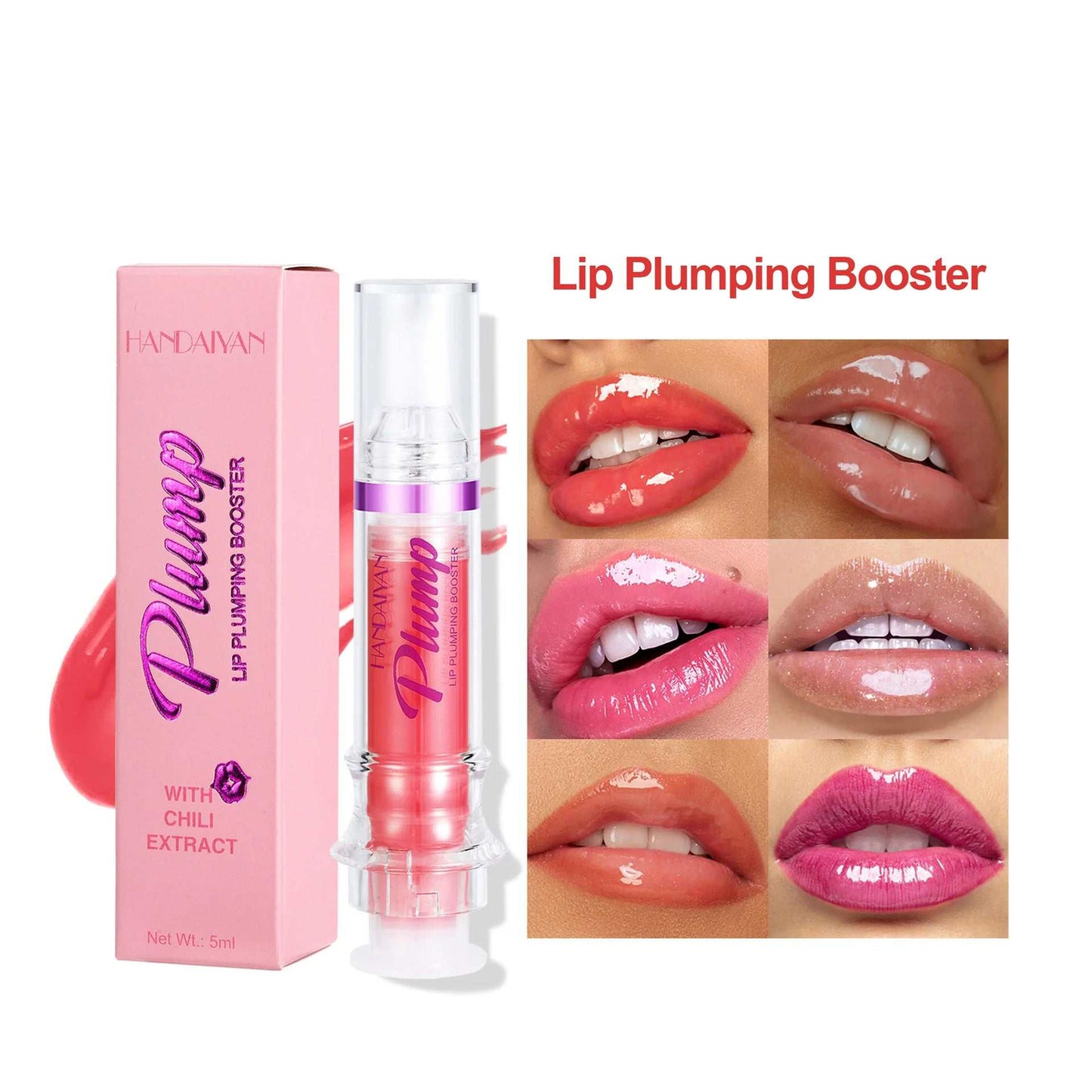 Plump Slightly Spicy Honey Lip Gloss by Handaiyan