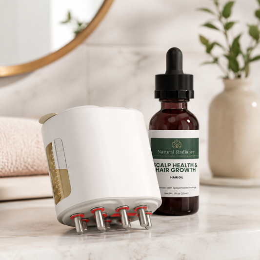 BeNat Electric Oil Applicator and Vibration Scalp Massager 2 in 1.