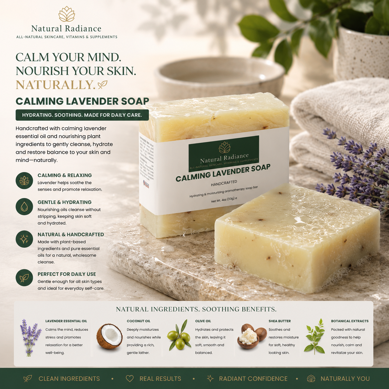 Calming Lavender Soap