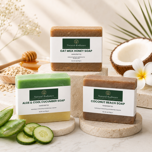 Soft Skin Comfort Handcrafted Soap Trio