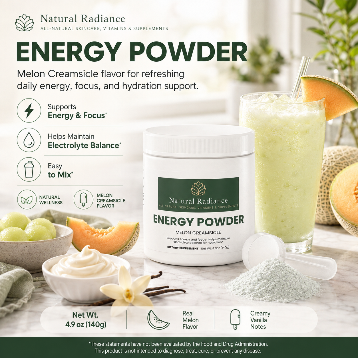 Energy Powder (Melon Creamsicle)