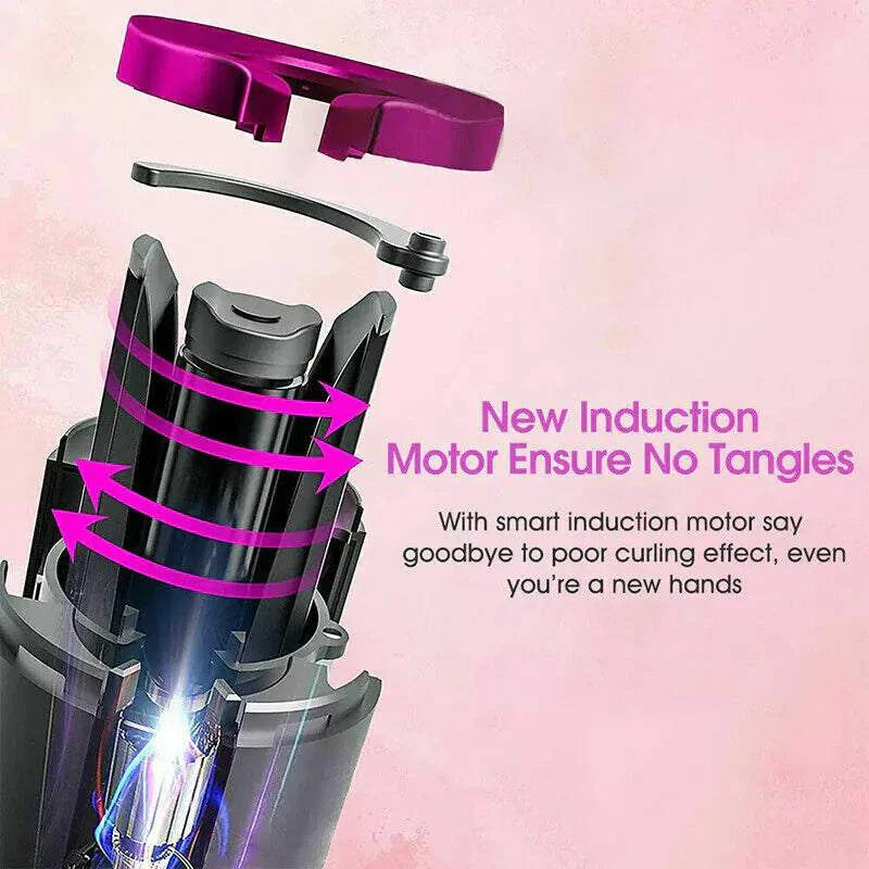 Wireless Ceramic Auto Rotating Hair Curler