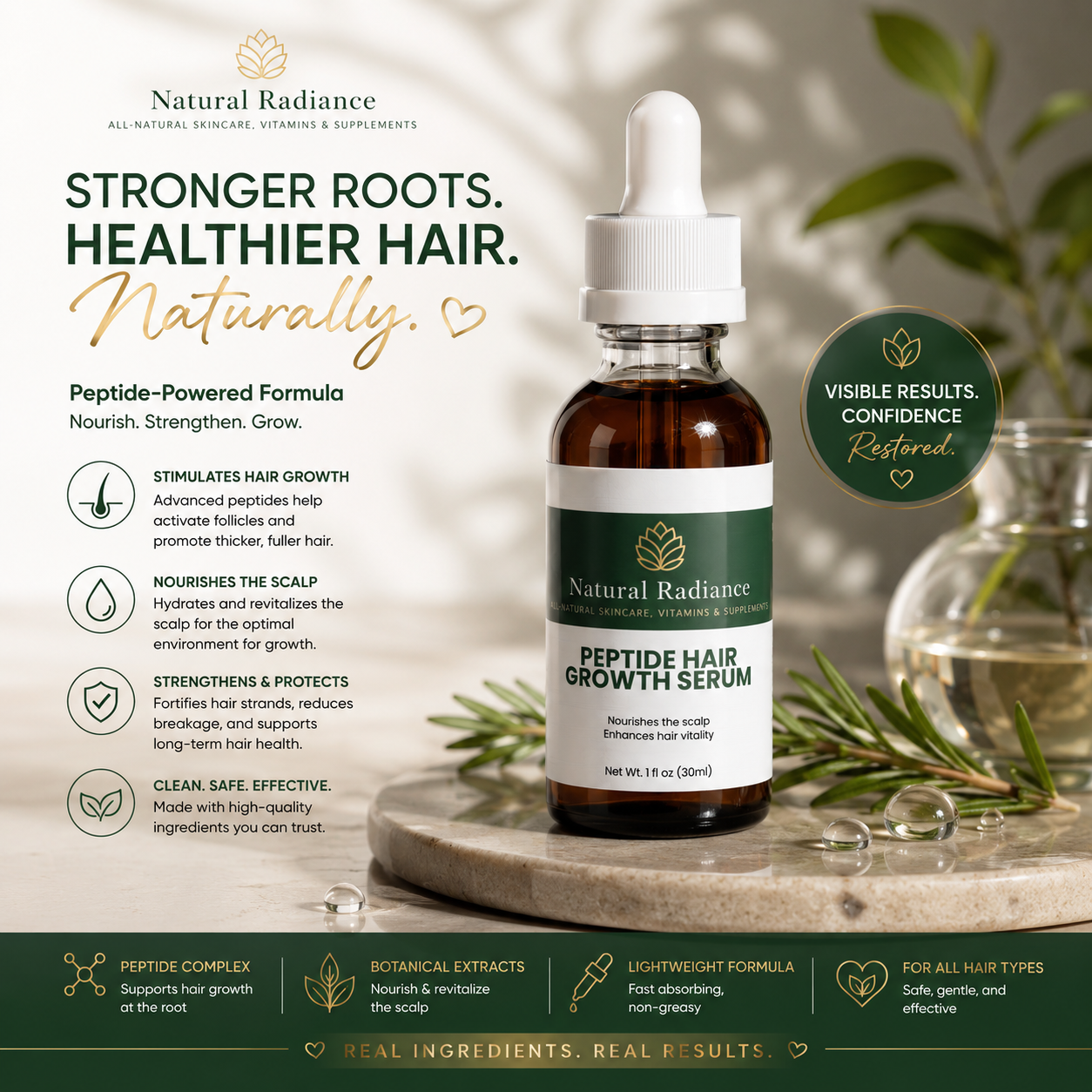 Peptide Hair Growth Serum
