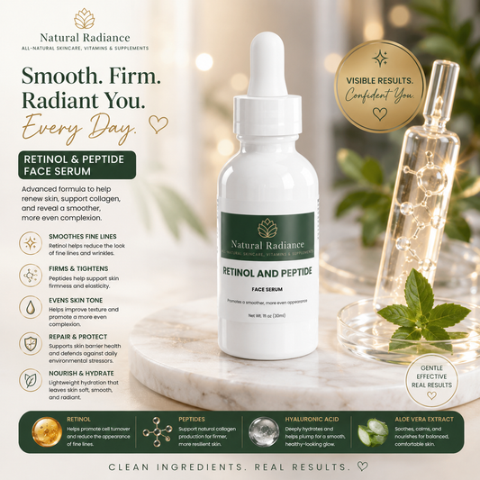 Retinol and Peptide Face Serum