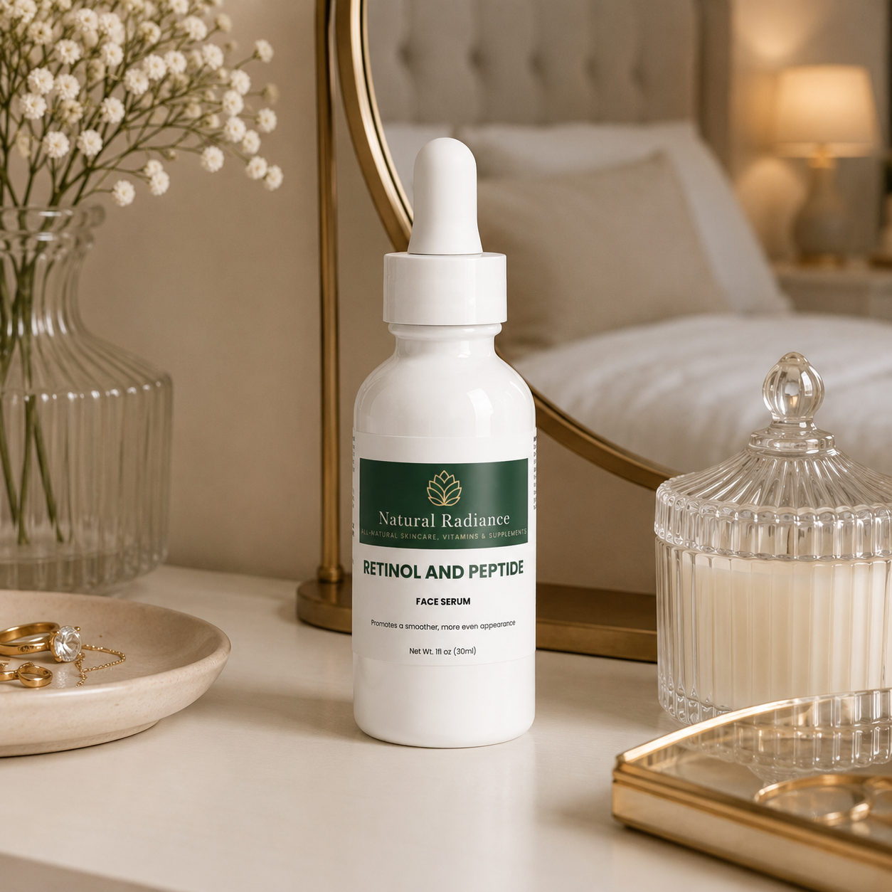 Retinol and Peptide Face Serum