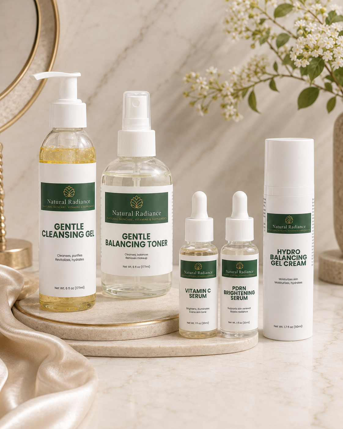 Brighten & Bloom Radiance Routine