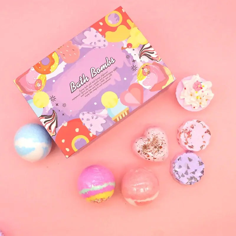 Bubble Spa Bath Bombs Set