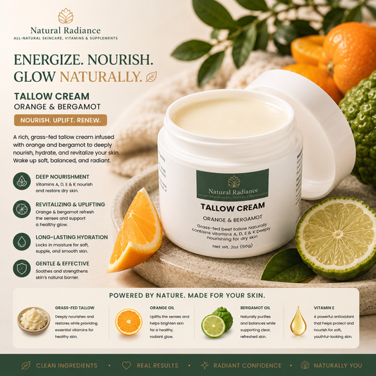 Tallow Cream Orange & Bergamot