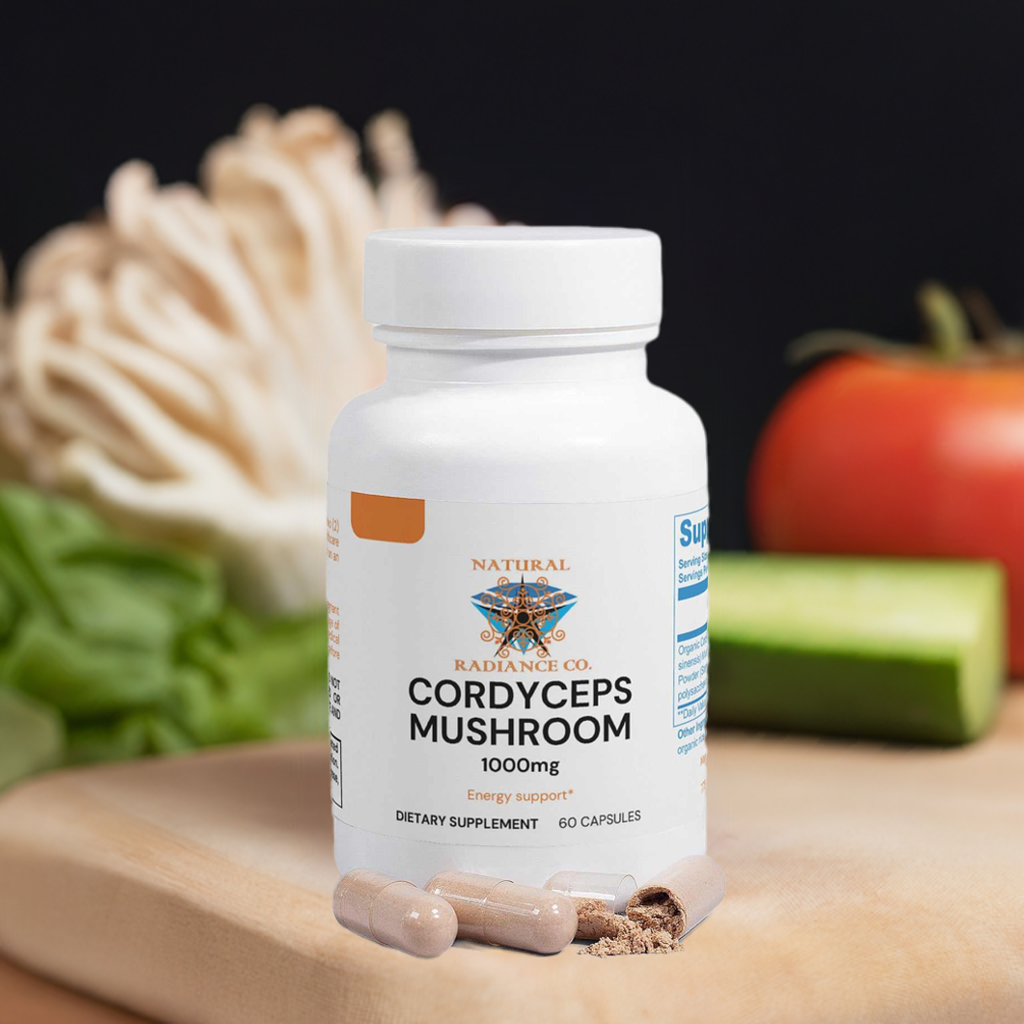Cordyceps Mushroom 60 Vegan Capsules for Immune Support and Energy Boost
