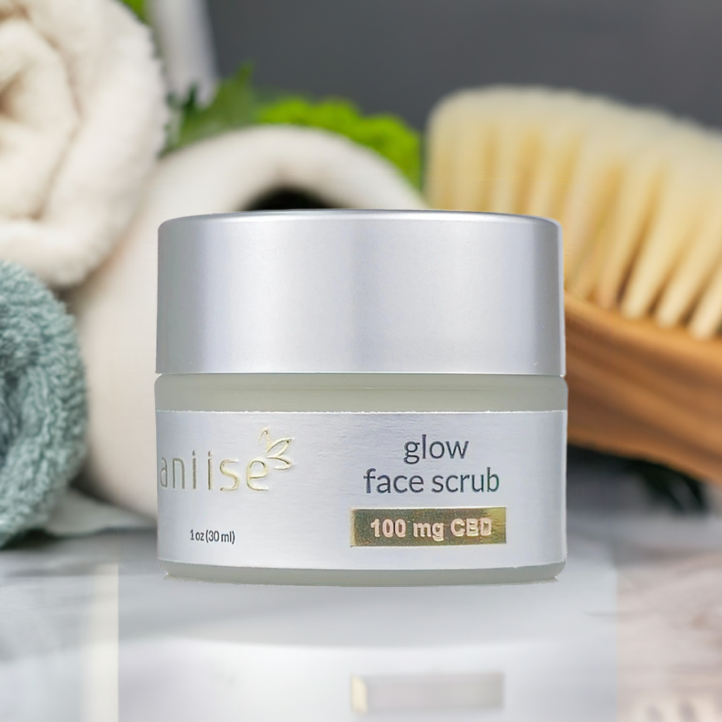 Aniise CBD Infused Glow Face Scrub