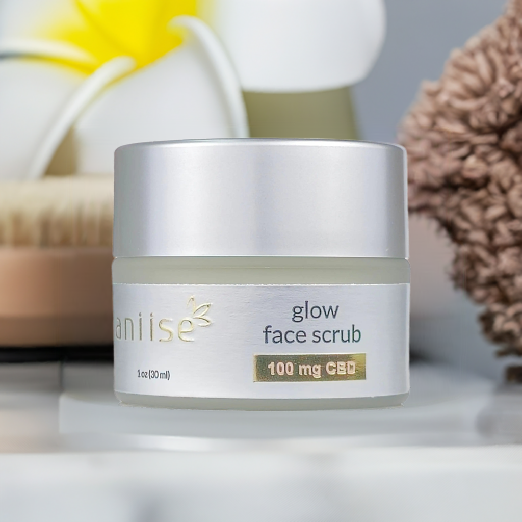 Aniise CBD Infused Glow Face Scrub