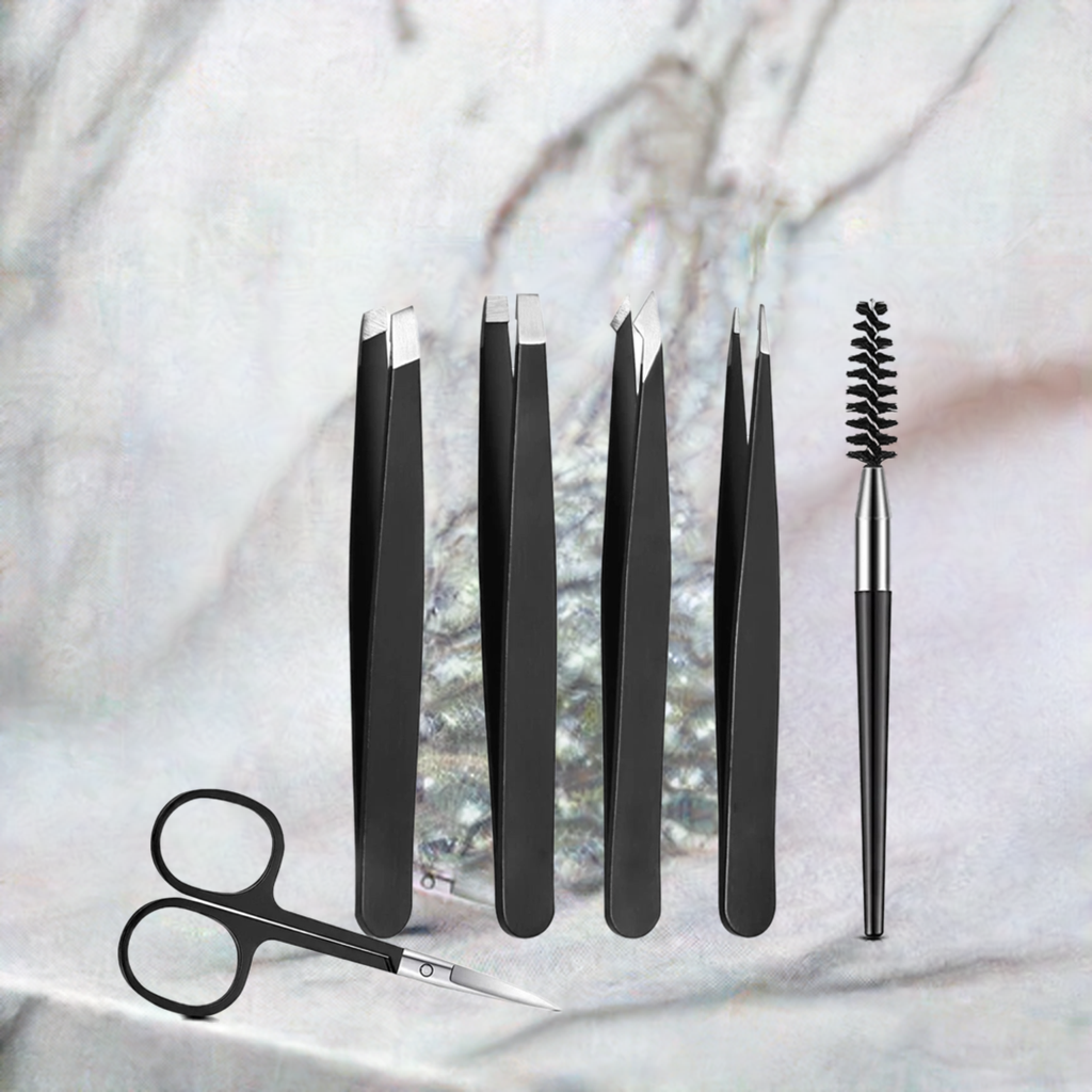 6-Piece Eyebrow Tweezers Set