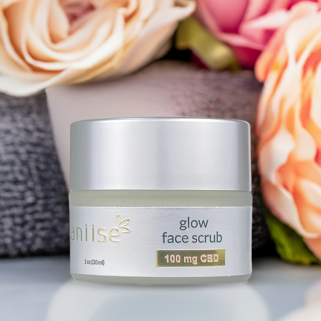 Aniise CBD Infused Glow Face Scrub