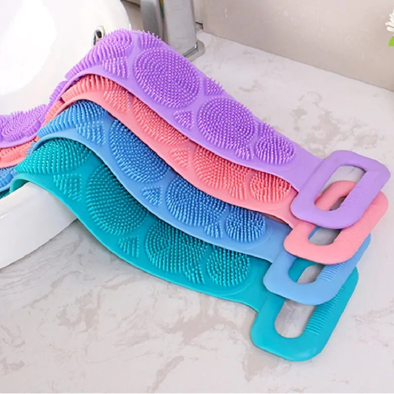 Silicone Back Scrubber Bath Belt