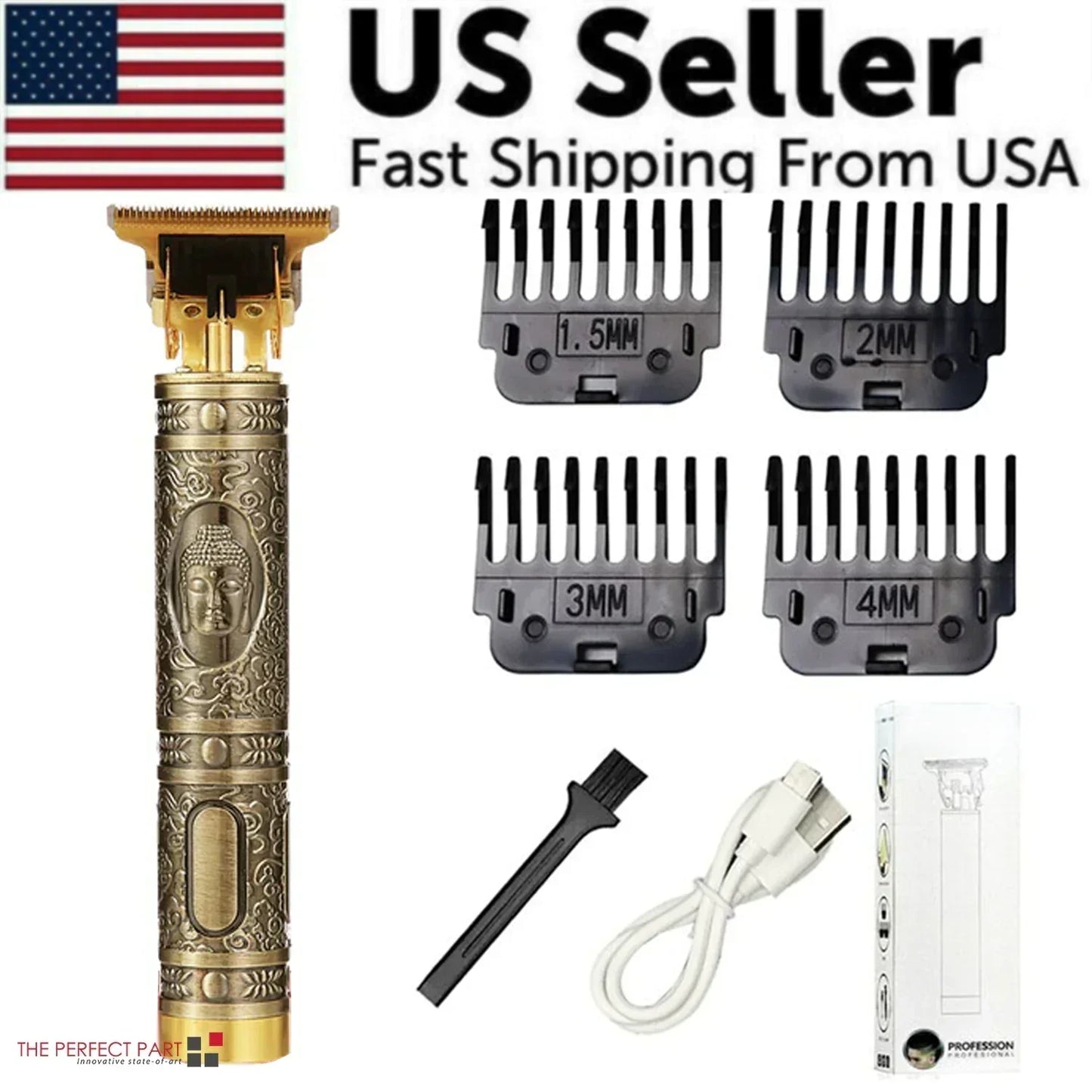 Professional Cordless Men's Hair Trimmer