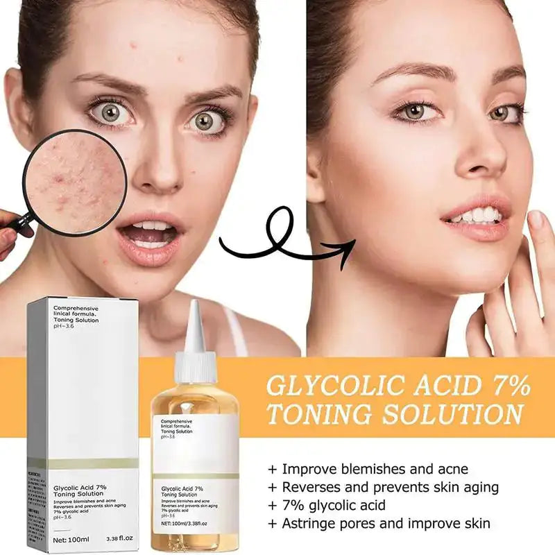 glycolic acid 7% face toner