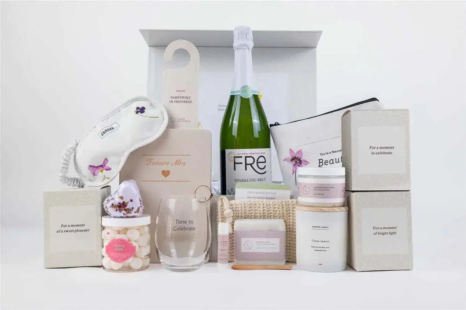 Natural Radiance Bride to be gift box, Bridal shower gift basket product
