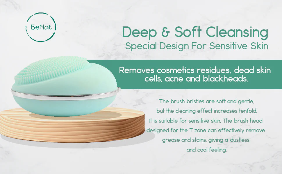 BeNat Electric Facial Cleansing Brush